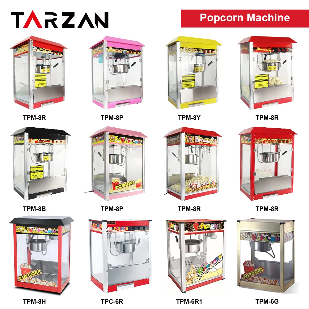 Wholesale Price Popcorn Maker Machine Commercial Automatic Electric 8OZ Popcorn Maker factory