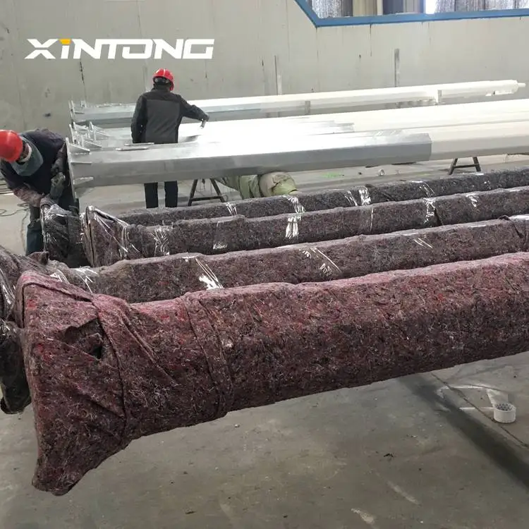 XINTONG Traffic Warning Light Galvanized Post Light Led Street Lamp Poles
