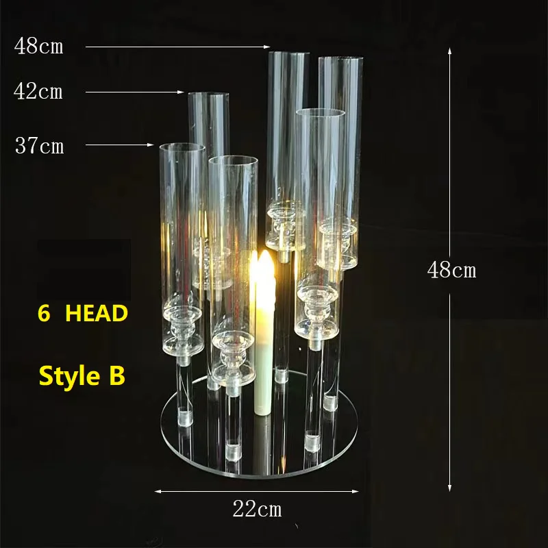 Clear Acrylic Candle Holder Wedding Candelabra Centerpieces Acrylic Candle Holders Party Wedding
