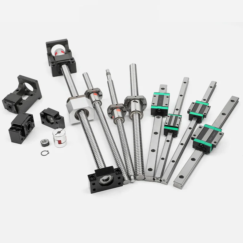 High Precision Rolled Ball Screw SFU1605 SFU1610 SFU2005 SFU2010 SFU2505 SFU2510 Ball Screw C7 C5 with End Machined
