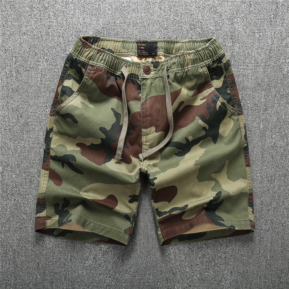 New Cargo Shorts Men Summer Casual Style Multi-pocket Shorts Custom Camouflage Shorts151_voghion.com