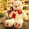 Scarf-White and red