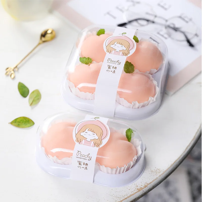 BAKEST Cheesecake Pie Slice Container Transparent Mousse Cake Box Fruit Dessert Box Is Suitable for Small Pie Cakes Box