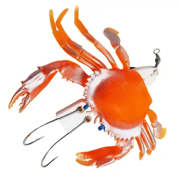 SNEDA 20cm 78g Deep Sea Soft Plastic Lure Long Cast Crab for Saltwater Fish Bass Trout Ice Fishing Ocean Boat River Lake Stream – Soft Lure – view 2