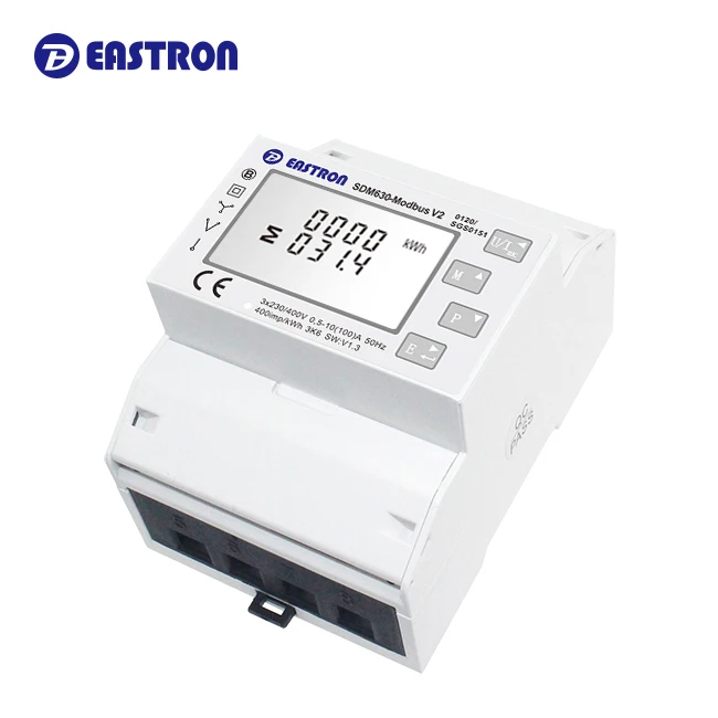 Eastron SDM630Modbus V2 MID утвержденный трехфазный многофункциональный RS485 Modbus Din-рейка, измеритель энергии для фотогальванического инвертора