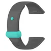 Dark gray+mint green buckle