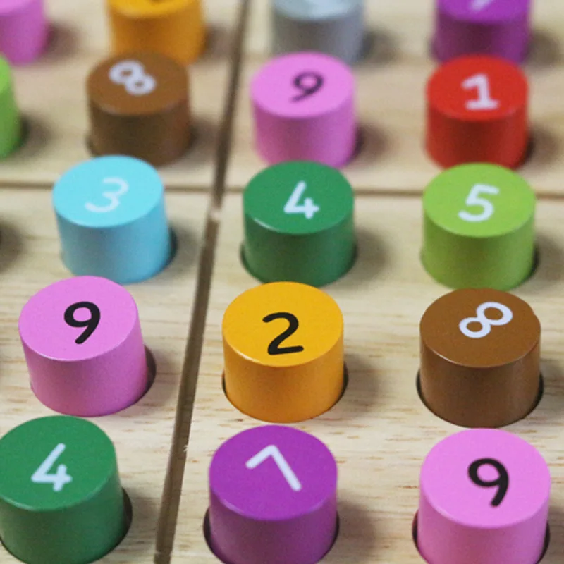 Sudoku Games Chess Toys Cognitive Color Digital Board Party Games Educational Sudoku Puzzles Wooden Brain Training Toys