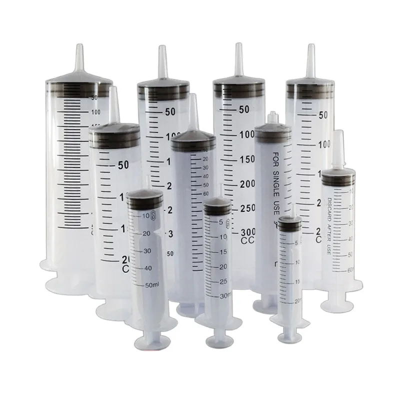 100ml Large Caliber Dispensing Syringe Transparent PVC
