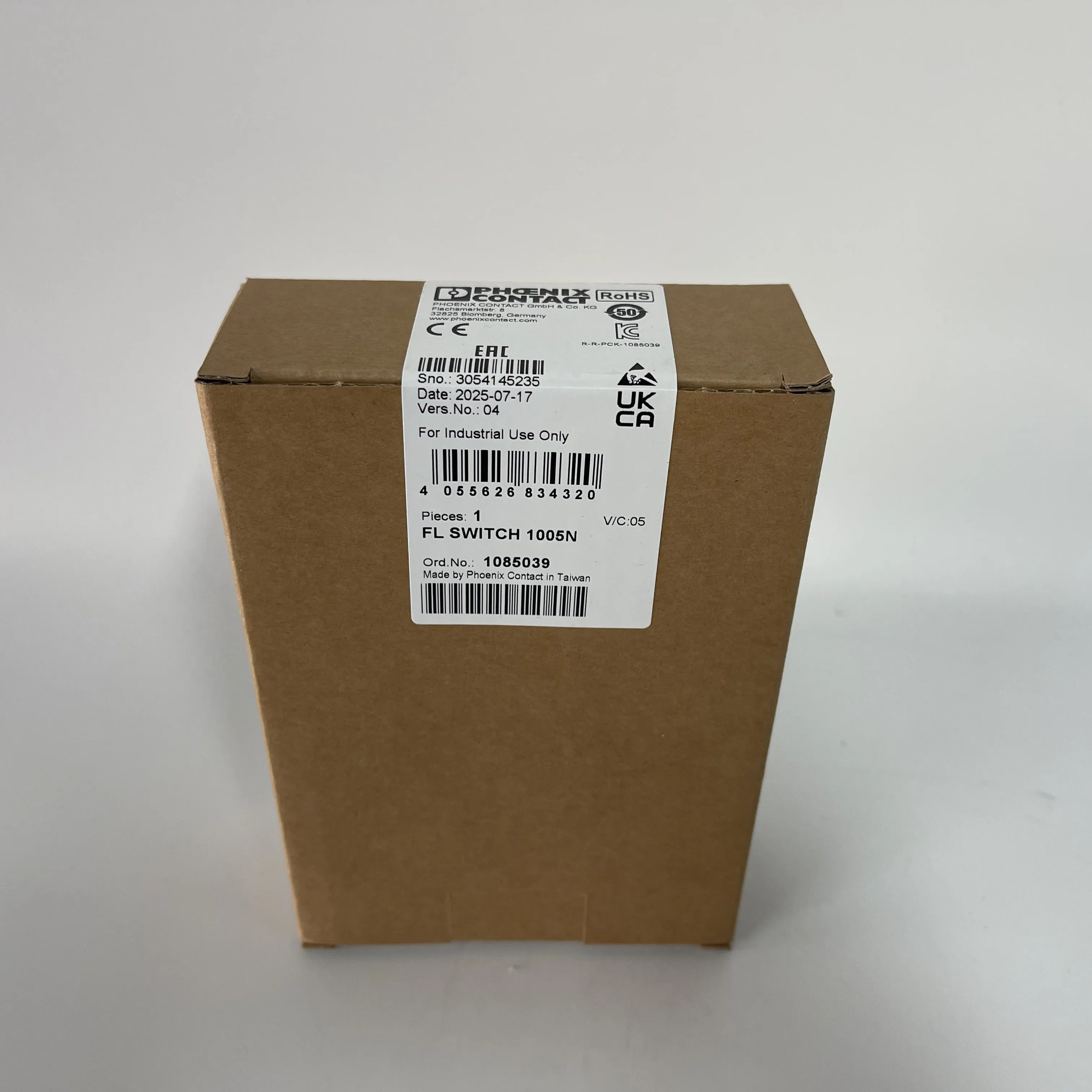 Phoenix Contact Industrial Ethernet Switch FL SWITCH 1005N 1085039