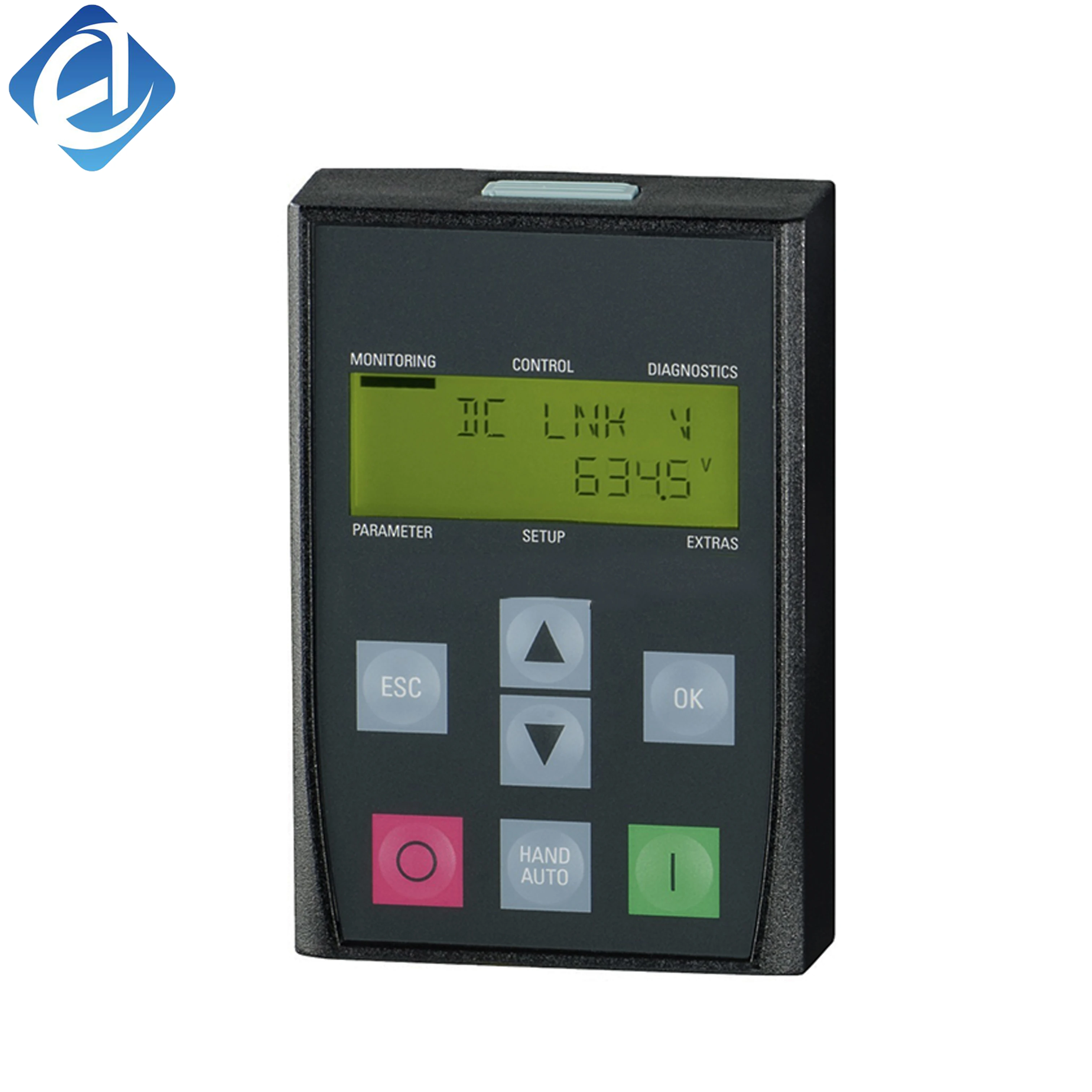New Original 6SL3255-0AA00-4CA1 operator panel for Siemens SINAMICS V20 series inverters. Enables convenient parameter setting, status monitoring and quick commissioning with intuitive operation.