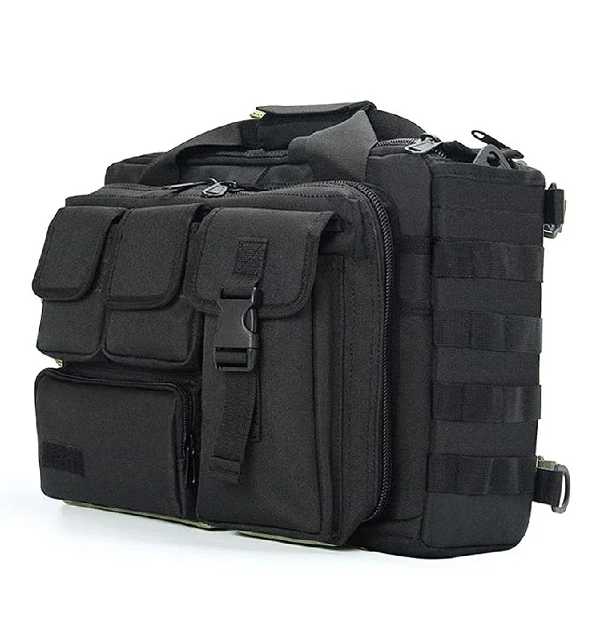 Oleaderbag Assault Briefcase 15.6 Inch Men's Practical Laptop Messenger Bao Gong Briefcase