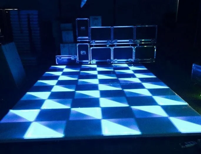 Interactive 1*1m Acrylic Dance Floor Led Dj Equipment For Bar Party
