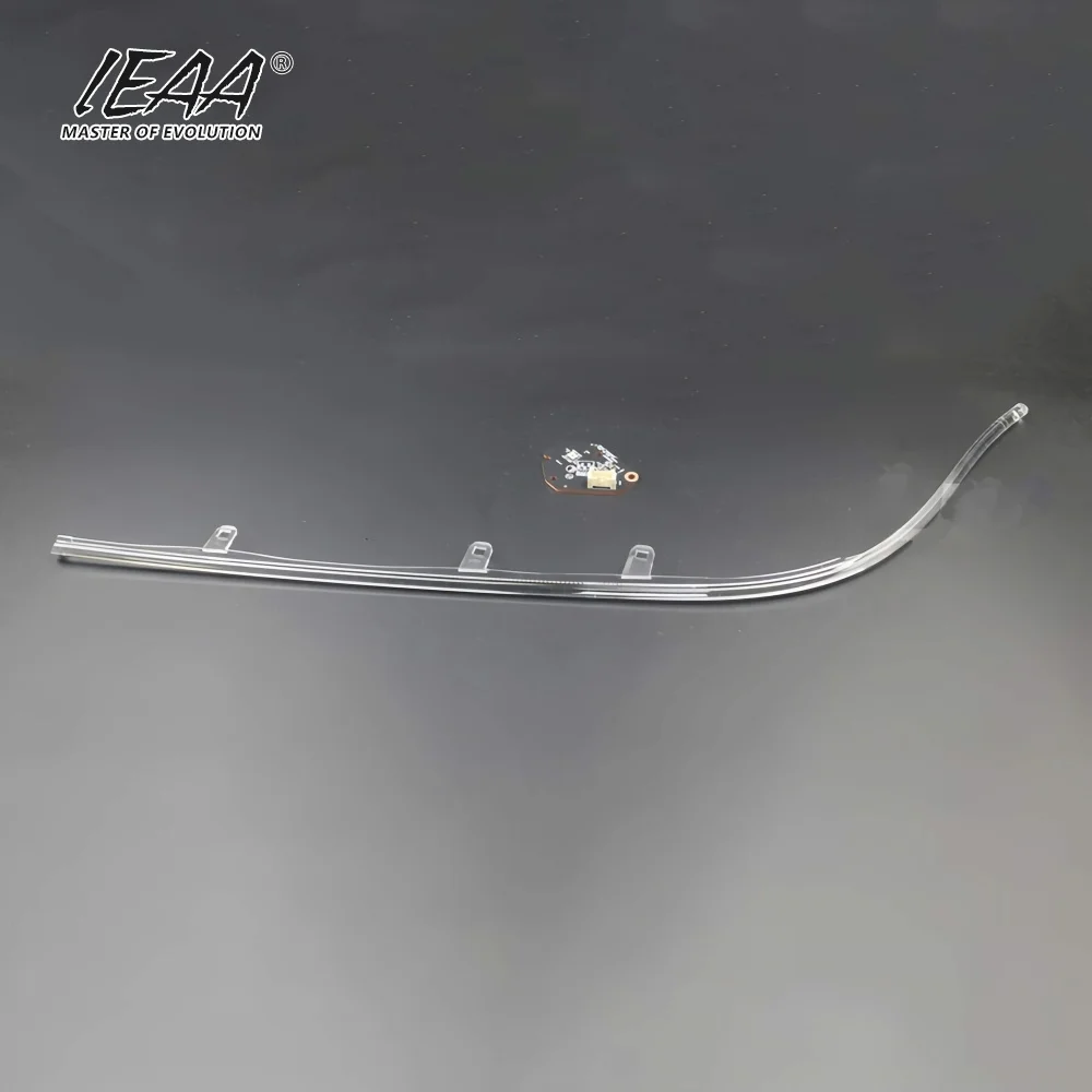 Plaque guide de lumière DRL automobile Tube guide Tube barre feu de jour Phare Feu de jour Bande Tube Adapté pour Volkswagen T-Cross 2019-2022