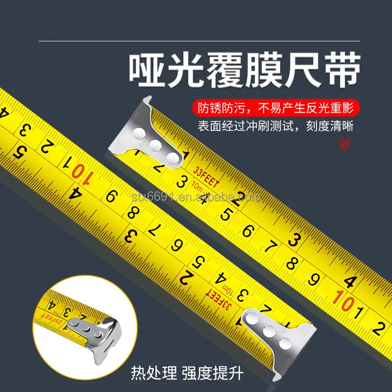 3m Long Ruler Metric System Measuring Gauging Tools Ruler Measurement Retractable ...