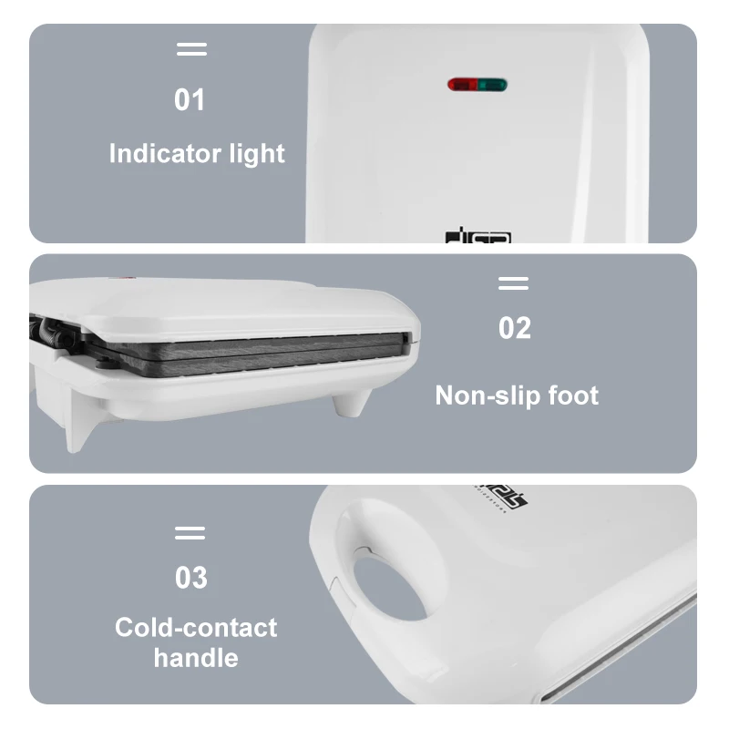 Автоматическая антипригарная пончик для домашнего использования DSP, 1400 Вт, электрическая мини-круглая машина для пончиков