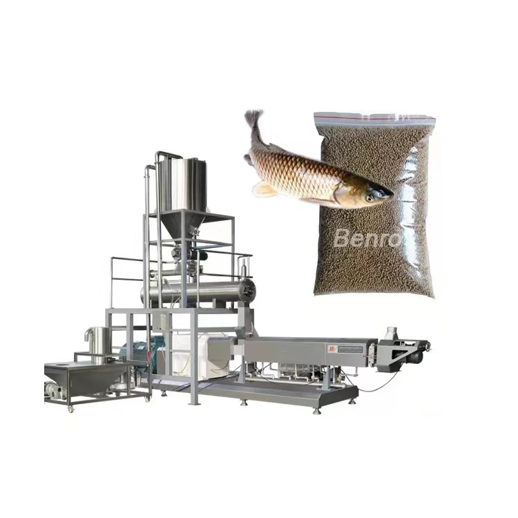 High Quality Durable Using Various Granule Making Floating Fish Feed Pellet Extruder Machine