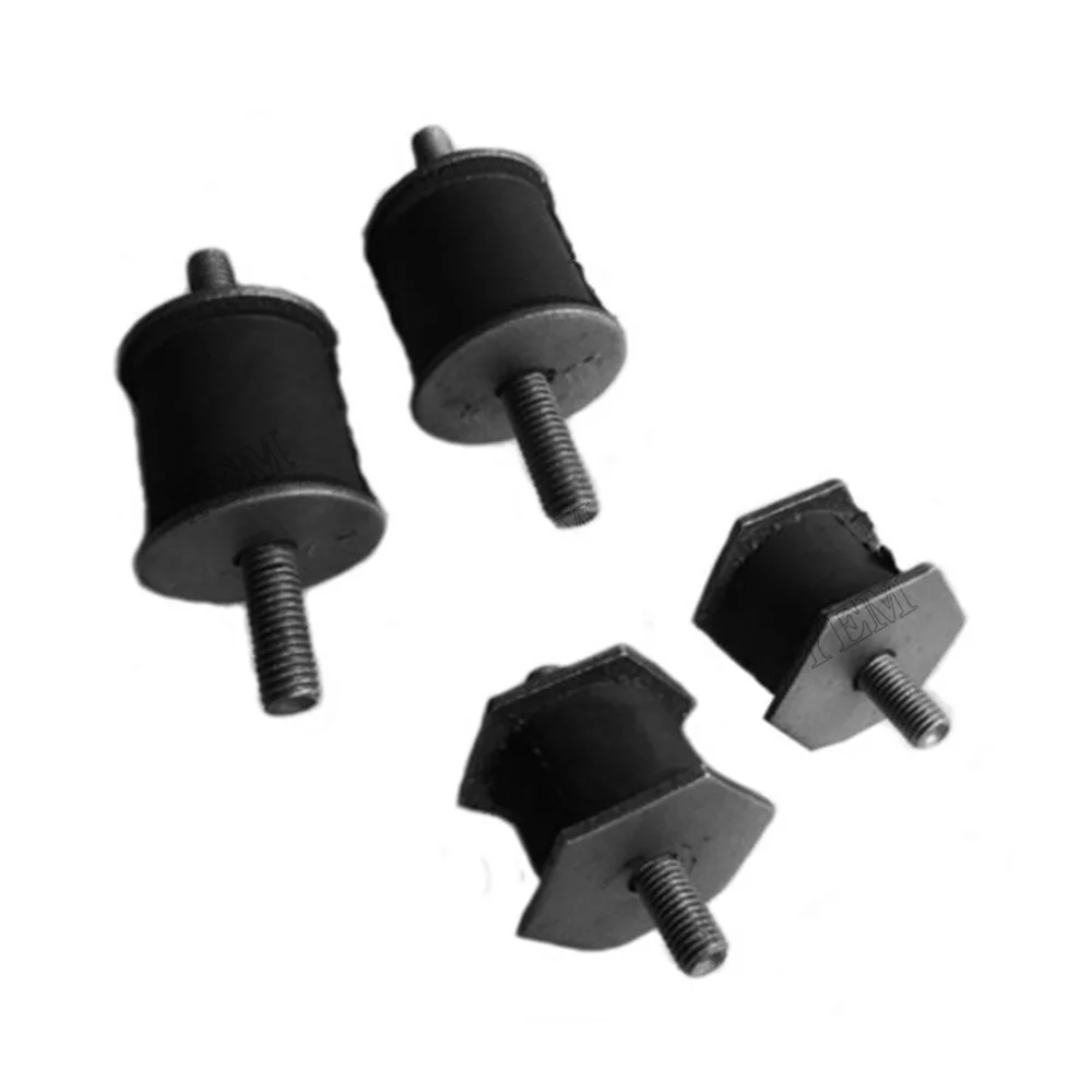 1 Set Black Radiator Mounting Rubber Cushion 20S-03-11330 20R-03-11190 for Komatsu PC20-3 PC30-6 PC40-6 PC60-6 PC70-7 PC80-3