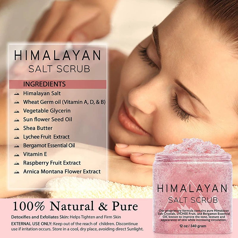 Exfoliate And Moisturize Skin Custom Package Organic Exfoliator Pink