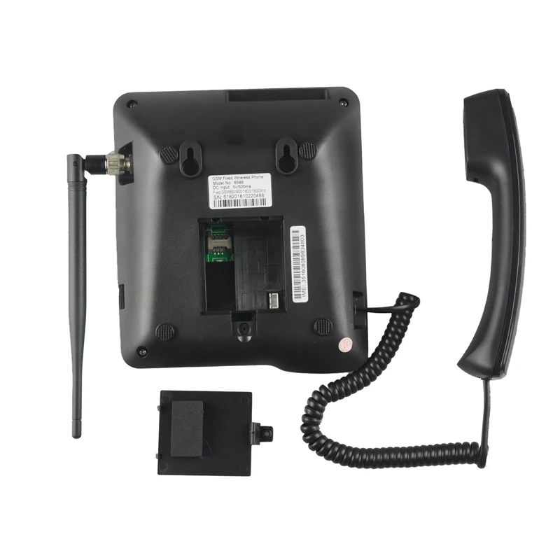 Gsm Fixed Wireless Desktop Phone Table Phone Analog Cordless Phone with Fm