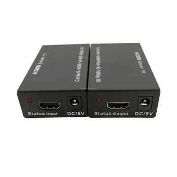 Hot sale HDMI to RJ45 Extender Converter Repeater network Cable Cat5e/Cat6 HDMI Extender 60 meters