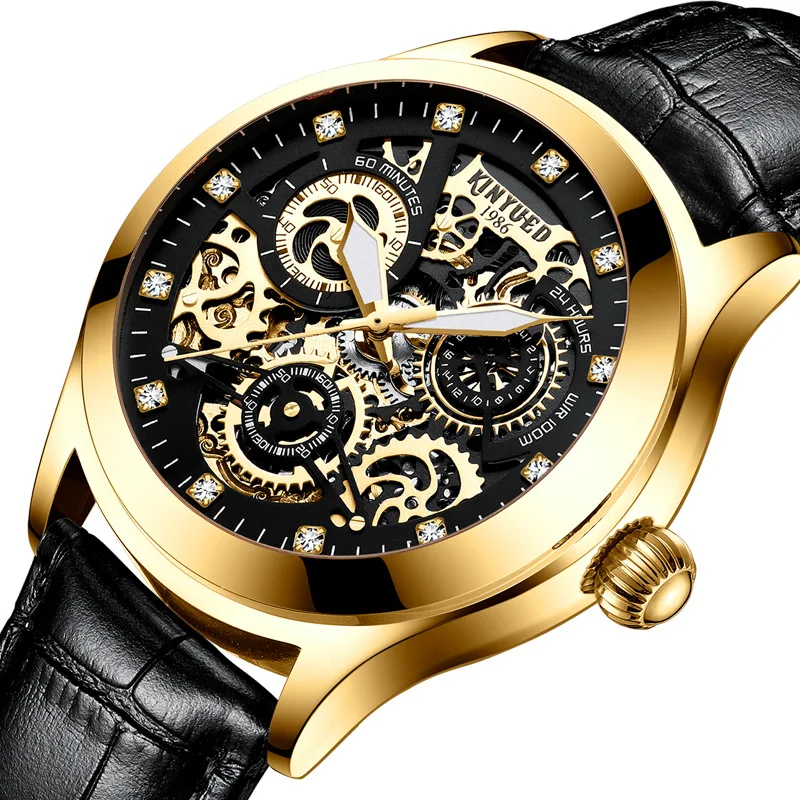 Skeleton Automatic Men's Watch OM-430737