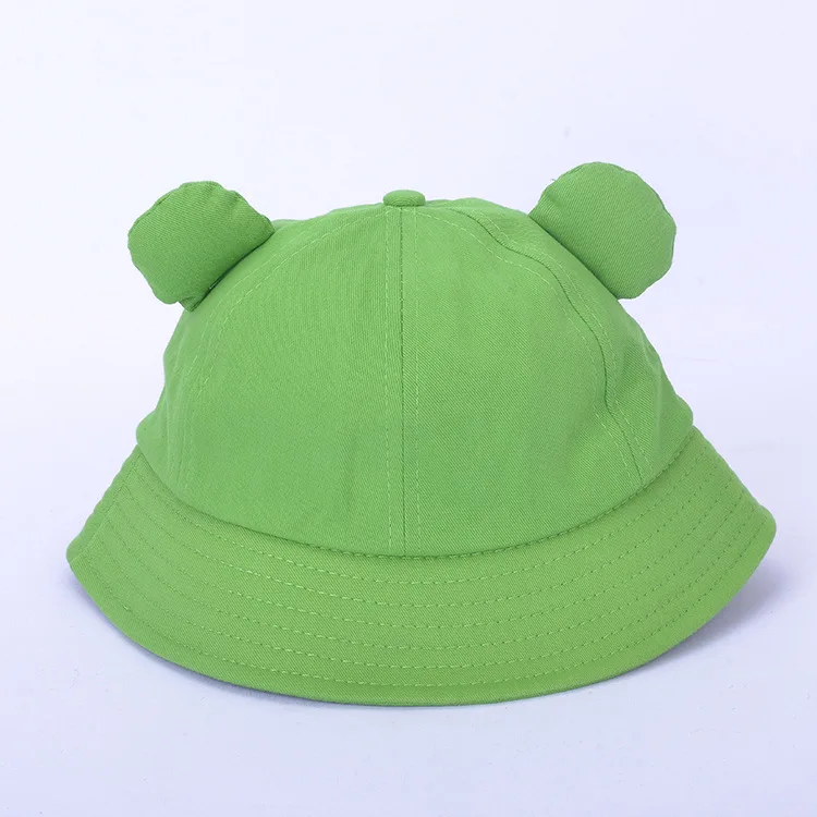 Chapeau De Seau Bobozhong - Coton Pliable - Style Grenouille - Pour Plage, Jardin - Taille Unique