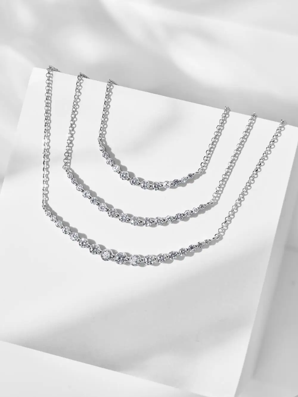 KAKODIY 5A Zirconia Chain 925 Sterling Silver Fine Jewelry Luxury 14K Gold Plated Stackable Necklace detail 2