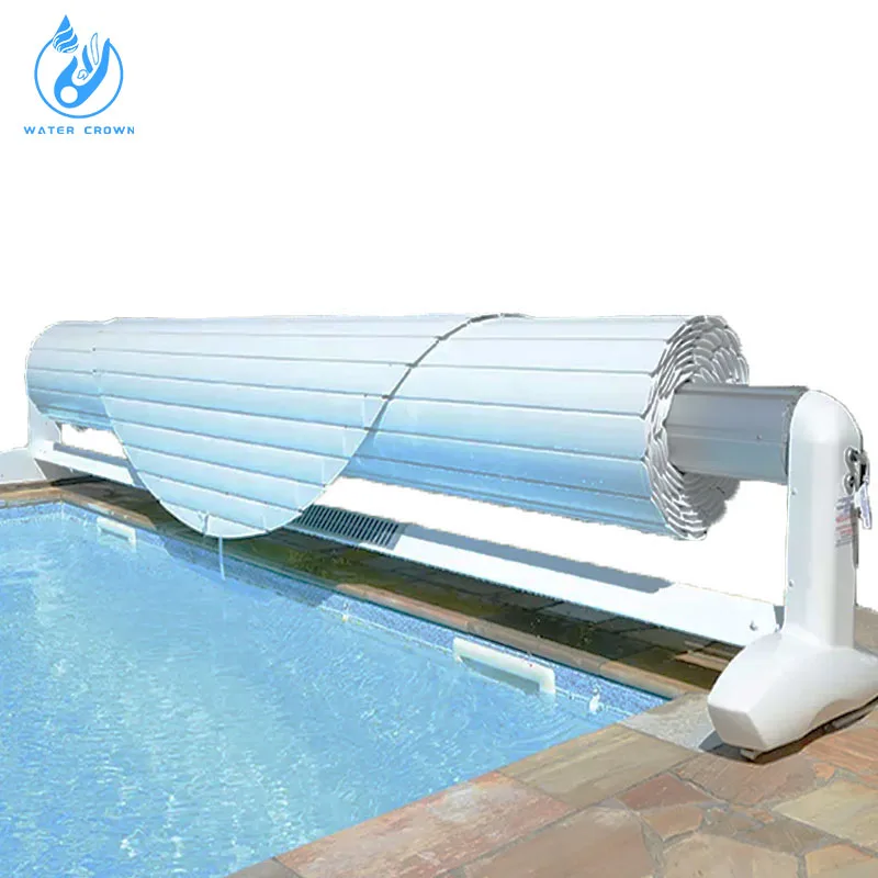 Customized Pool Cover Pool Cover Automatic Stainless Steel Pool Cover PC Material