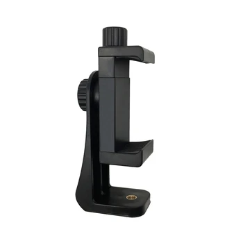 Universal Mount Adapter Cell Phone Clip Holder Vertical 360 Rotation Tripod Stand for iPhone X 7 Plus Samsung detail image