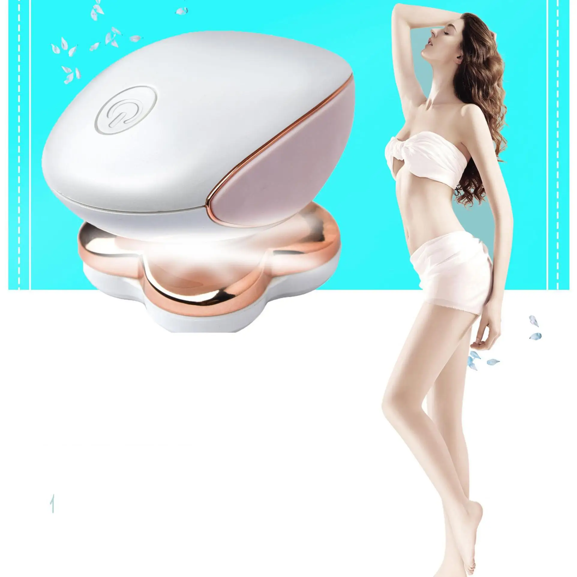 4 Blade Razor Ladies  Spring Facial Hair Remover Electric Leg Shaver for Women Painless Epilator