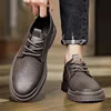 Gray leather-c