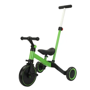 3-in-1 Plastic Children's Tricycle and Balance Car for Kids Aged 2 to 4 Years