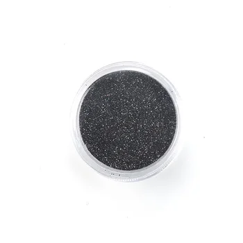 glitter supplier from China vibrant glitter pigment extra fine black for crafts toys eyes body nail