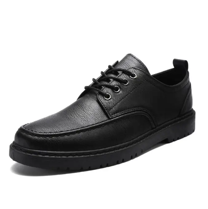 New Leather Shoes Men's Korean Version Fashion All-match Handsome Shoes ...