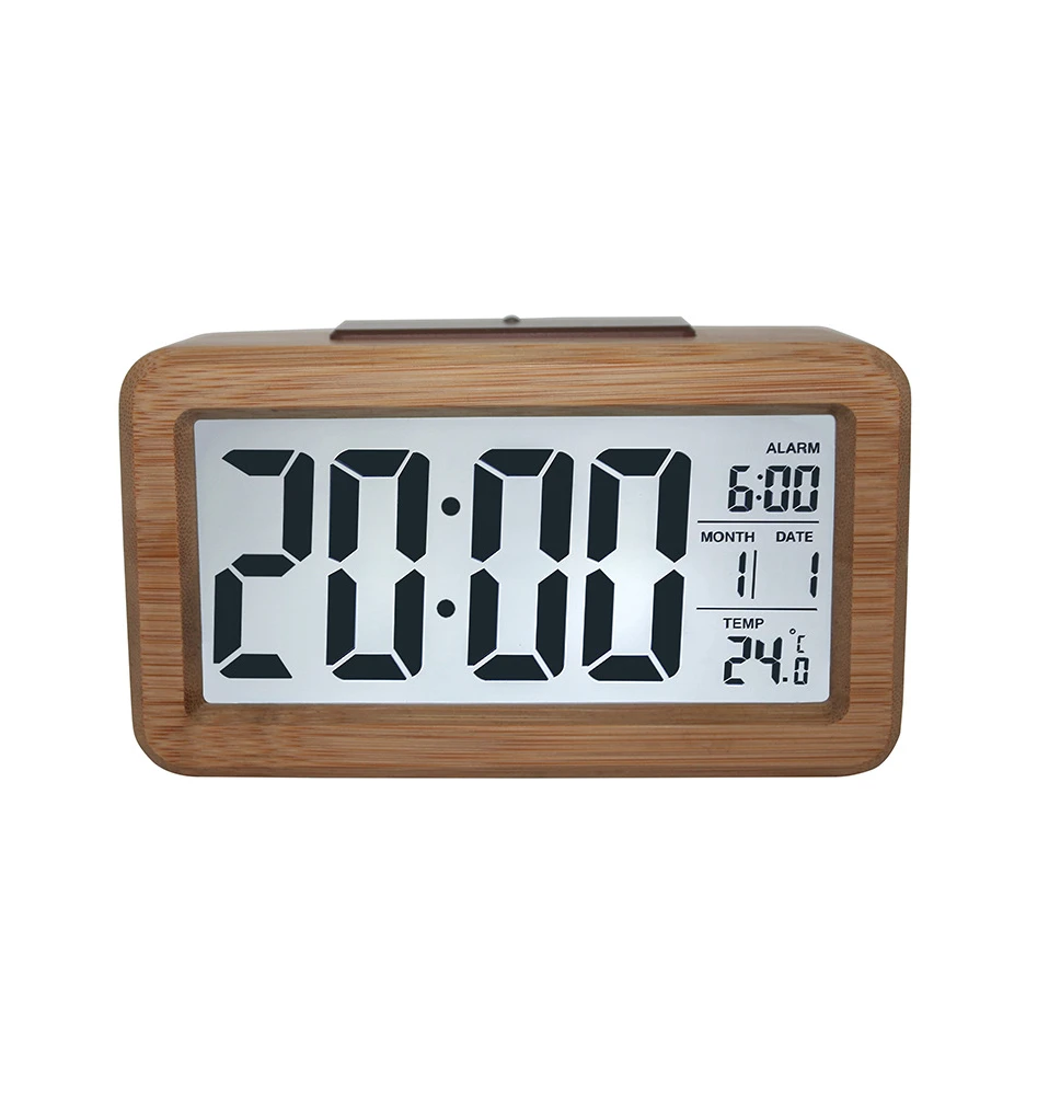 Новое поступление 2020 будильник Luminova настольные часы прямоугольные деревянные