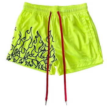 summer mesh sports fitness shorts Gym running training quick drying breathable fitness shorts