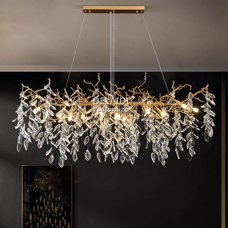 luxury tree crystal chandelier