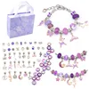 Beaded Bracelet Gift Set - Purple Set