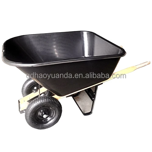 200l 210l 10cbf Capacity 200l Large Plastic Tray Wheelbarrow Hurl ...