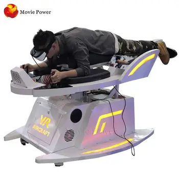 New design 360 degree 9d virtual reality roller coaster with shooting games vr flight simulator for sales