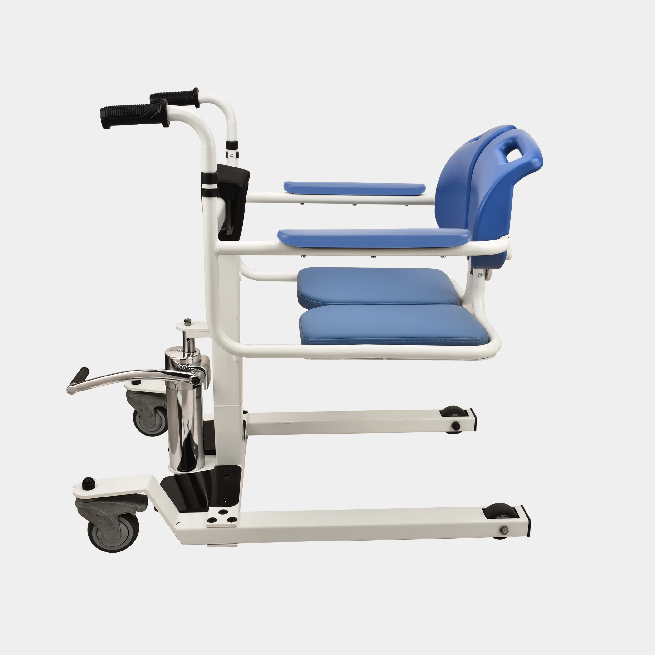 Foldable Patient Transfer Chair Aid Lift Sit to Stand Patient Lift for Elderly and Disabled