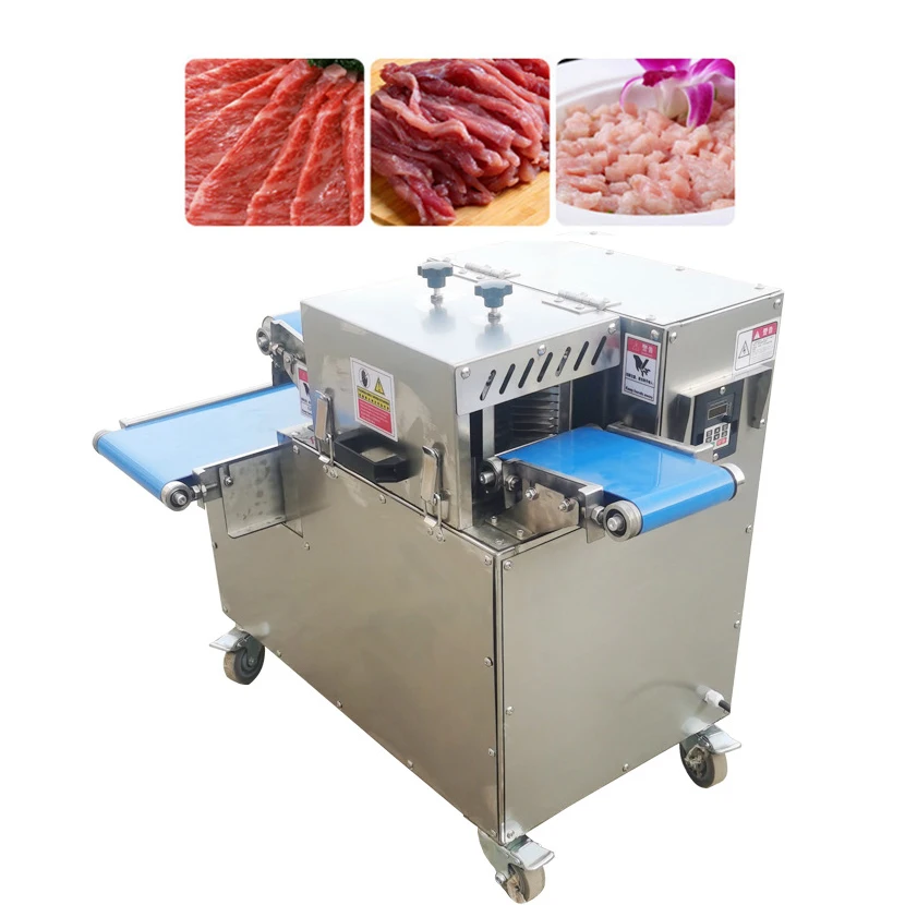 Automatic Chicken Breast Cube Mutton Dicing Machine Slicing Machine