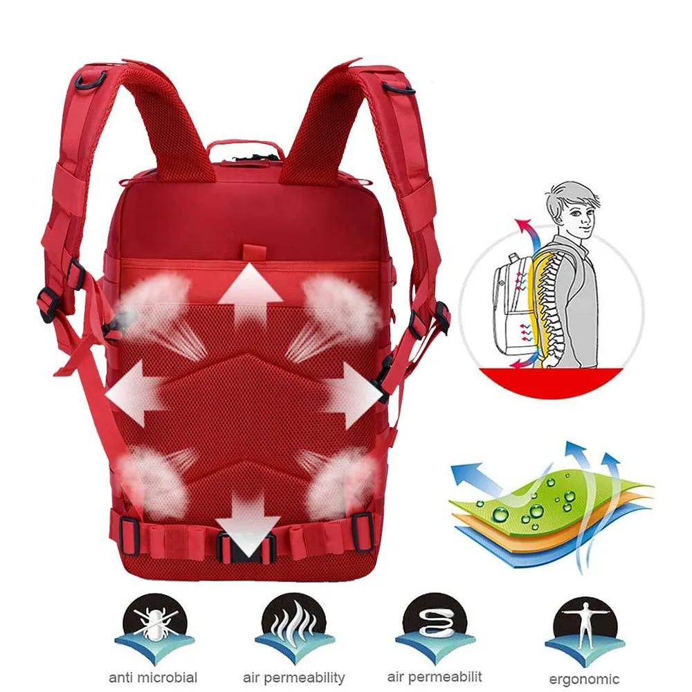 FREE SAMPLE Men and Women Practical Assault Backpack 45L Training Assault Bag Practical Big Backpack