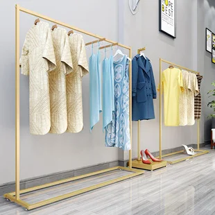 Kainice Retail Garment Store Interior Design Black Kids Clothing Rail Wall Mounted Men Clothes Display Racks