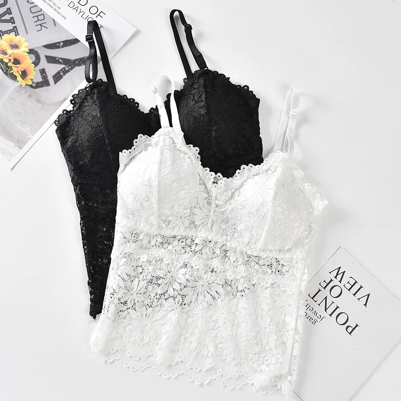 New Ladies Comfortable Wireless Padded Bra with Lace One-Piece Push-Up Style Chinese Mature Sexy for Women Ladies Lingerie