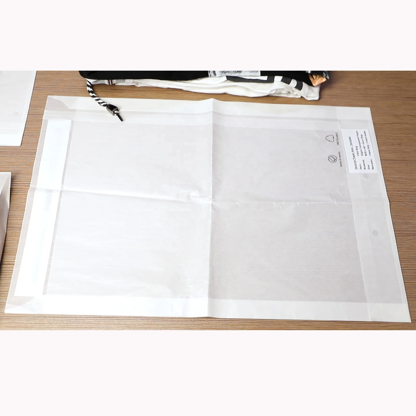 Custom Recyclable Biodegradable Mini Garment Clothing Waxed Wax