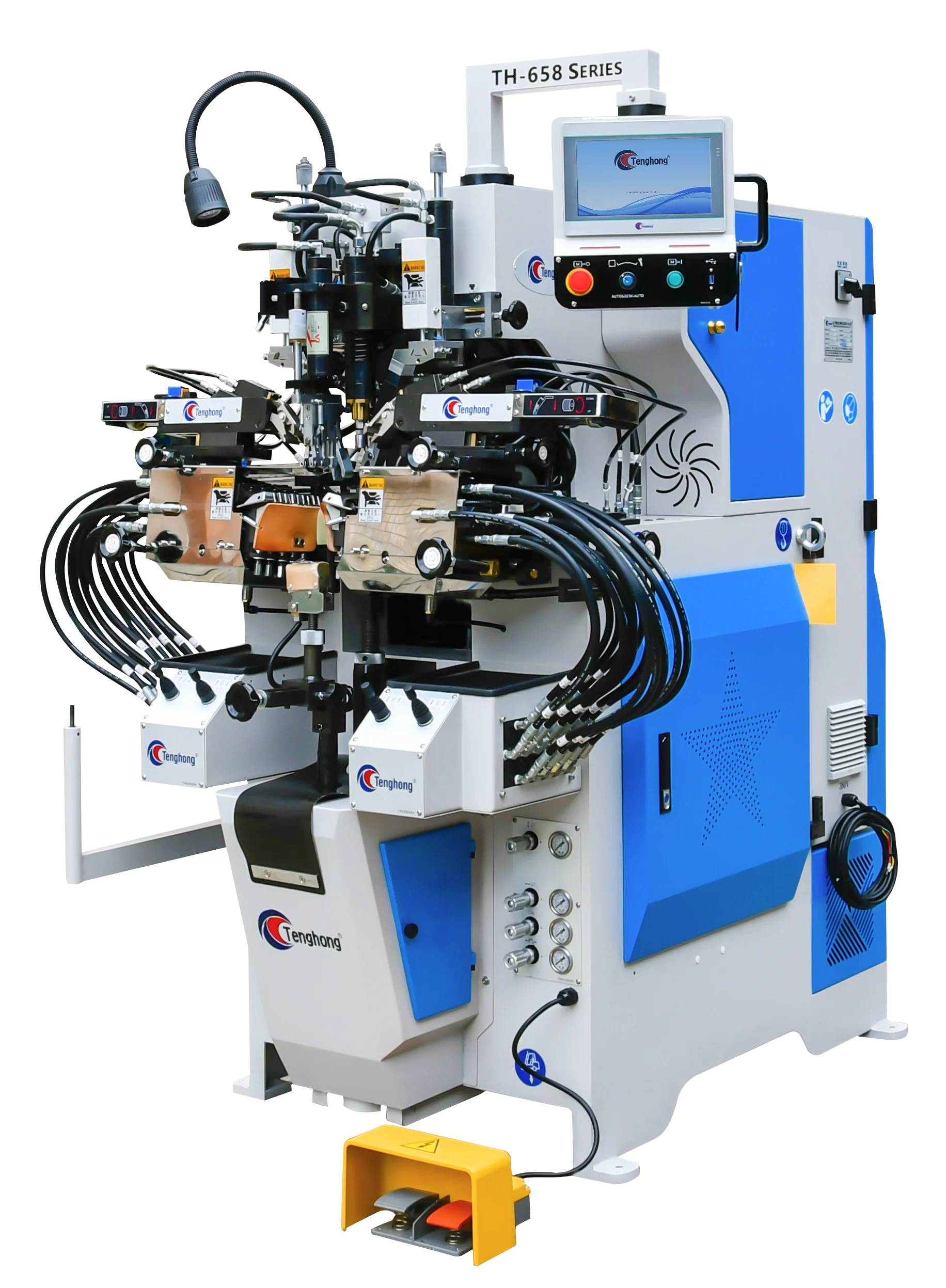 Factory Manual Shoe Making Machine Shoe Heel and Side Lasting Machine