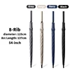 Golf umbrella with a solid-color handle