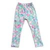 Watercolor Mermaid Scale Milk Silk Long Leggings