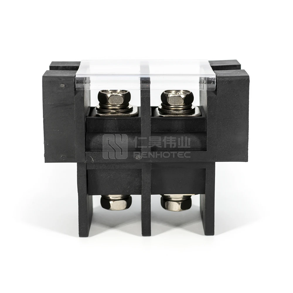 Panel Feed Through Terminal Block 2 Pin 100a 600v 38mm Surlok Plus 12 Volt Dc Battery Pack Connector